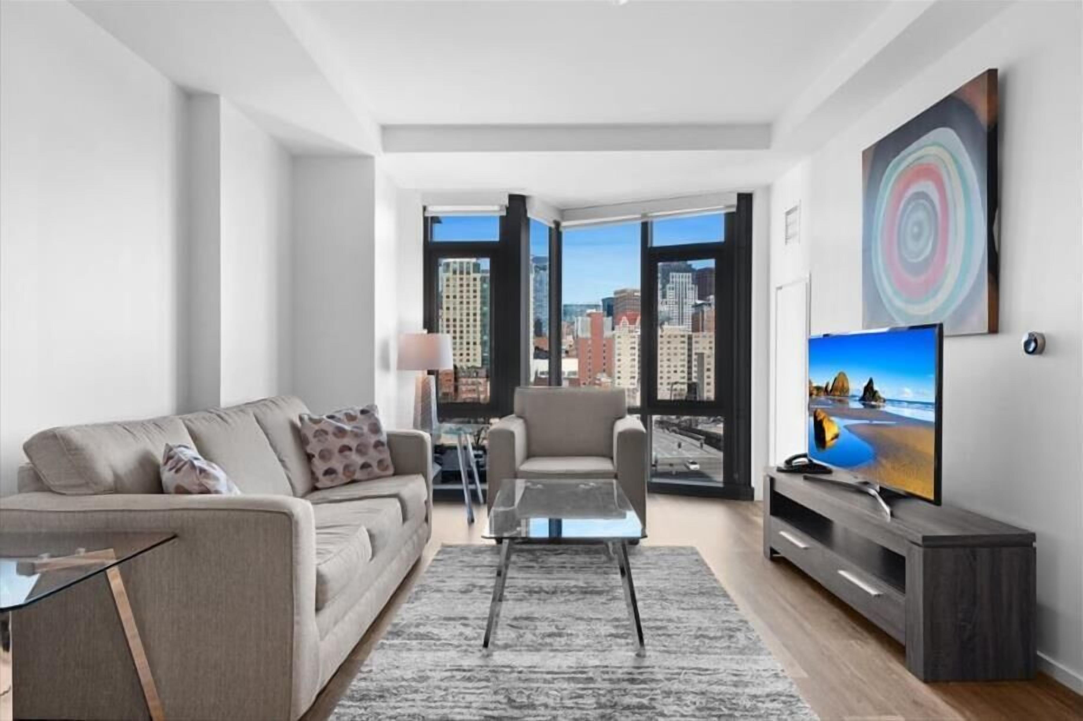 South End 2 BR | Rooftop Desk | Rooftop Pool