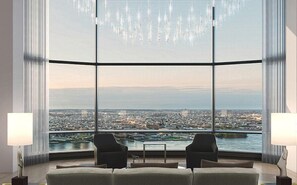 Interior - at UN Plaza 3 BR city/water | Fitness Center + Pool (New York)