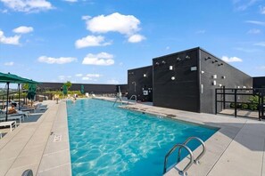 Una piscina climatizada