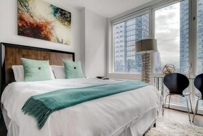 Desk, iron/ironing board, free WiFi, bed sheets