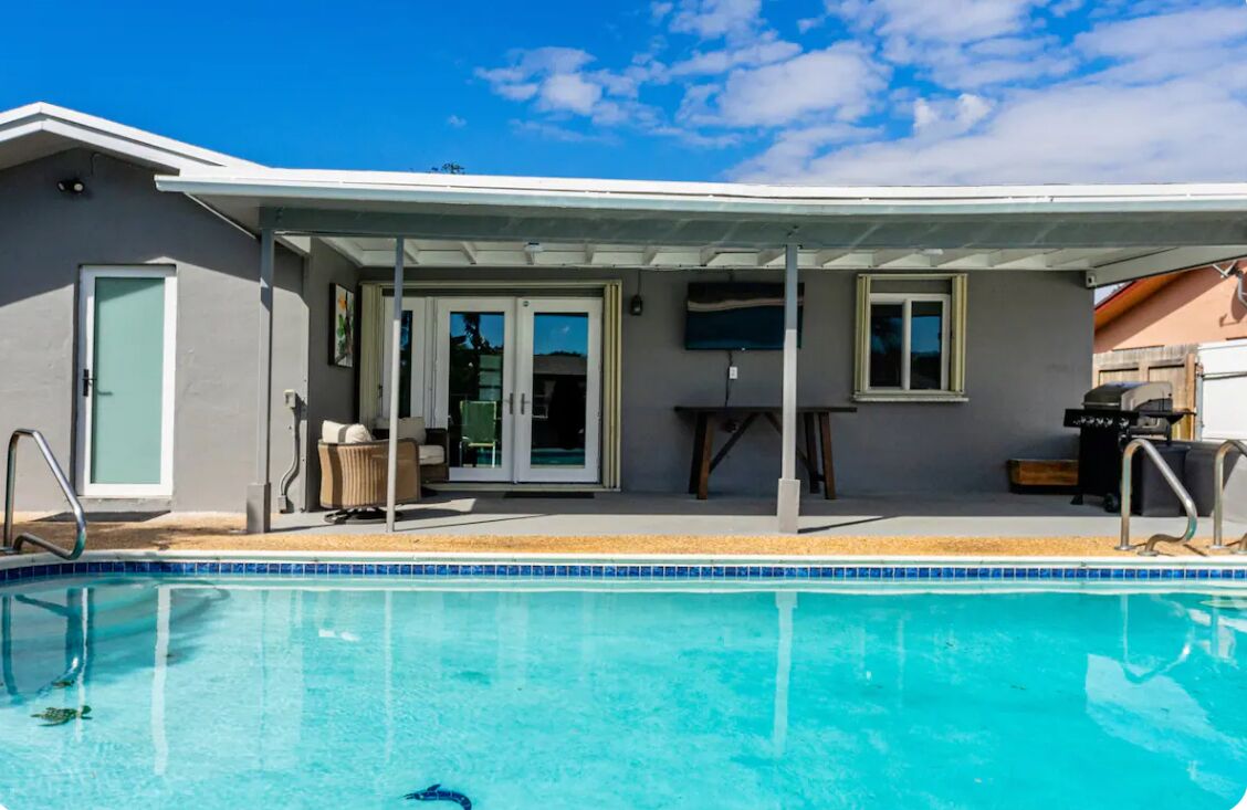 Una piscina climatizada