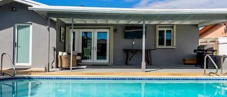 Una piscina climatizada