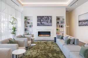 Sala de estar en el lobby