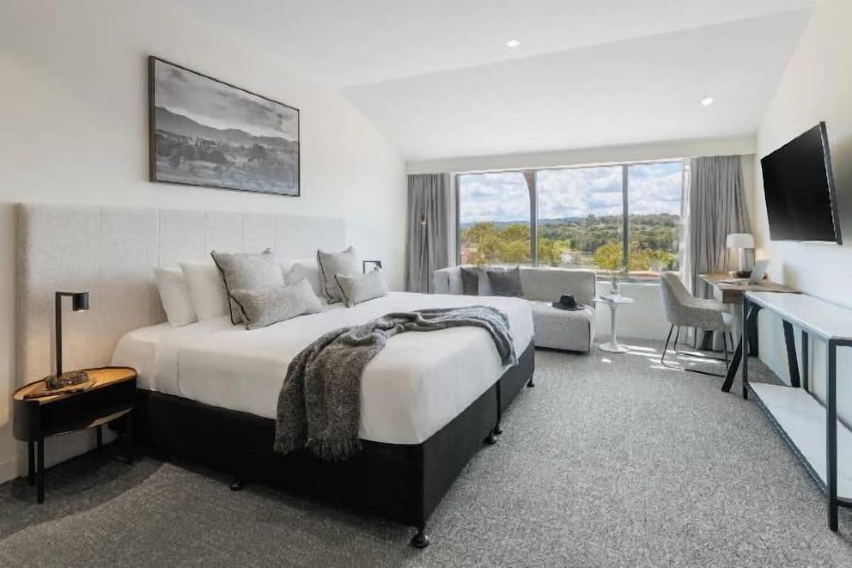 1 habitación y ropa de cama de alta calidad