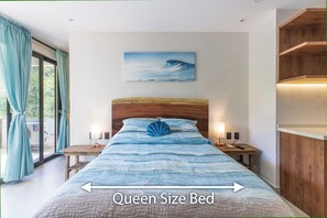 1 bedroom, in-room safe, desk, iron/ironing board