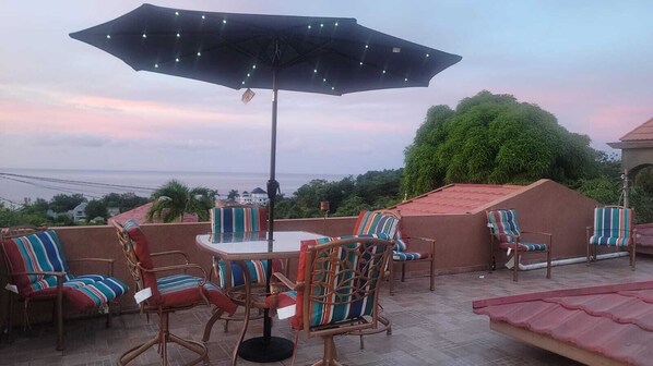 Outdoor dining - Charming 2-bedroom house in marvelous Boscobel with WiFi, AC (Boscobel)