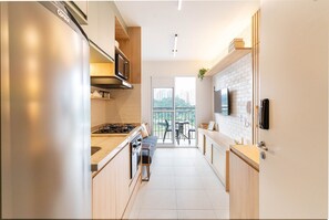 Apartment | Private kitchen - Studio Laguna (São Paulo)