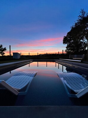 Piscine chauffée