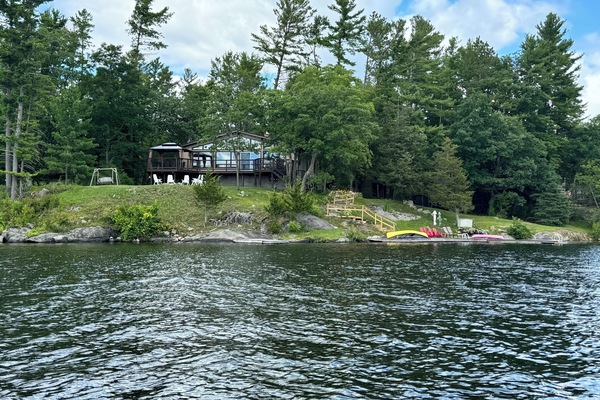 Serene Stoney Lake Sunlit Point