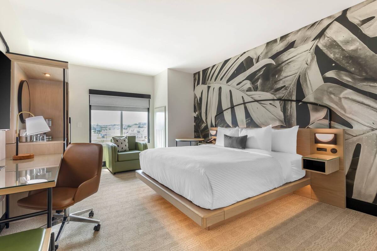 Room, 1 King Bed, Non Smoking | Egyptian cotton sheets, premium bedding, down comforters, desk