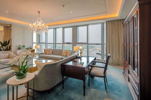 Suite, 1 King Bed (Diplomatic) | Living area | 55-inch Smart TV with digital channels