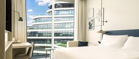 Kamer, 1 kingsize bed | Uitzicht vanuit de kamer