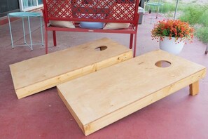 Terrace/patio - Eastside Family Retreat | Spacious Yard & Games (Tucson)