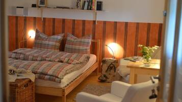 2 bedrooms, iron/ironing board, travel crib, WiFi