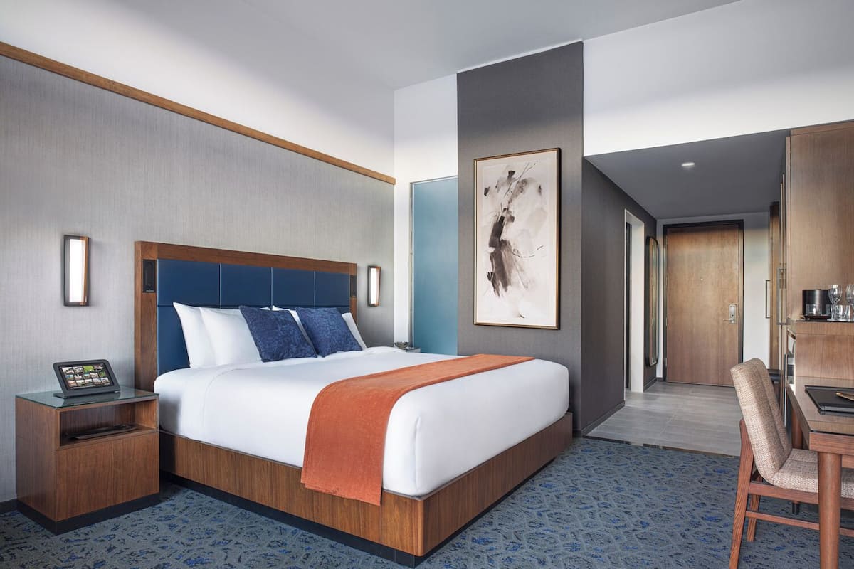 Premium bedding, pillowtop beds, in-room safe, blackout drapes