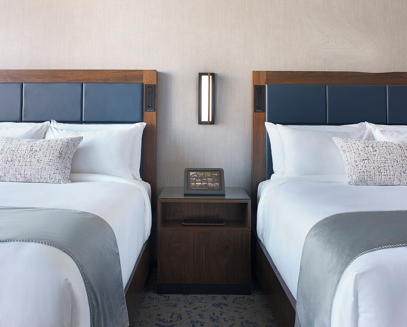 Premium bedding, pillow-top beds, in-room safe, blackout curtains