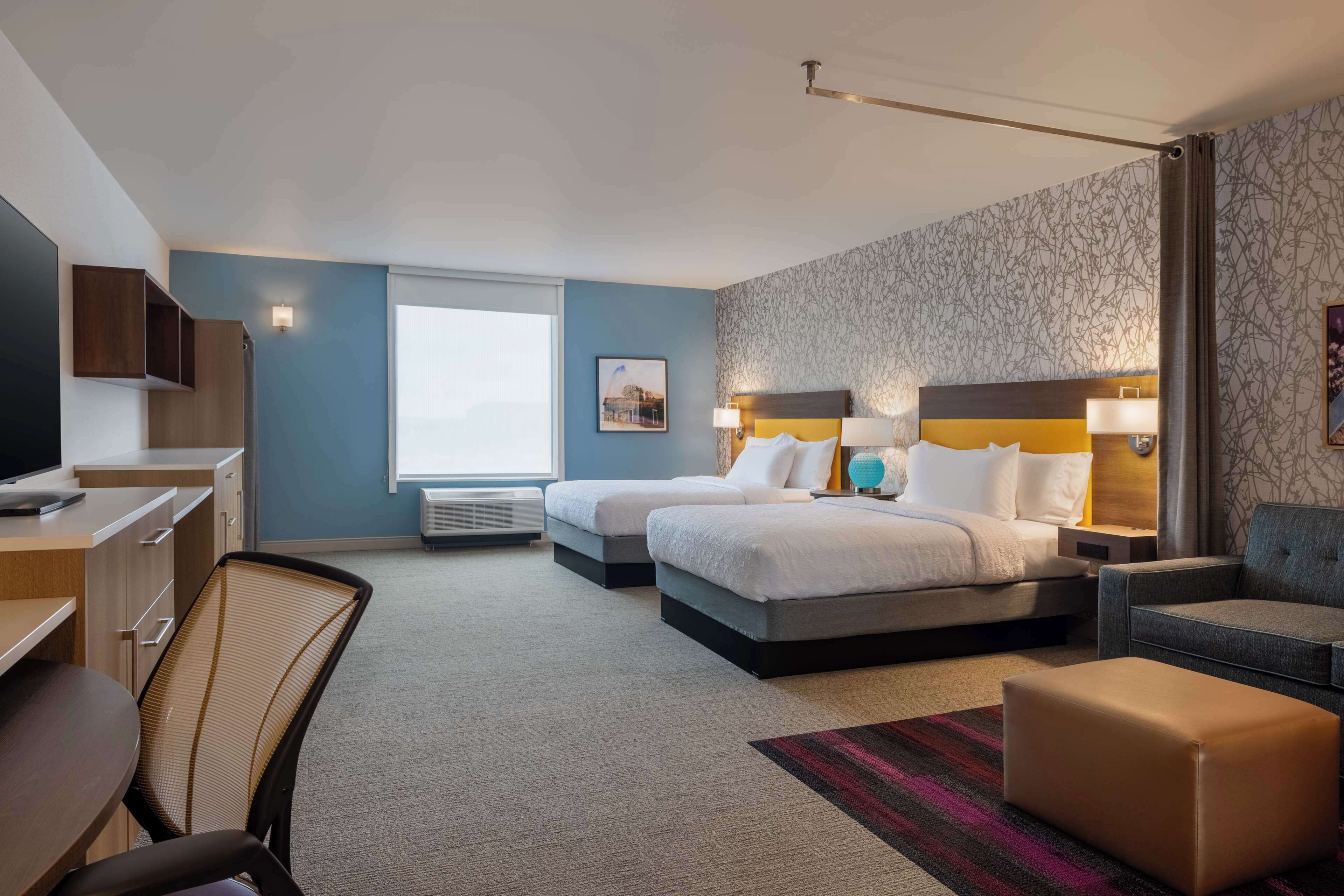 Hypo-allergenic bedding, individually decorated, individually furnished