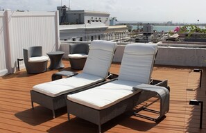 Terrace/patio - Azul Adoquín- Beautiful Apartment in the heart of Old San Juan (San Juan)