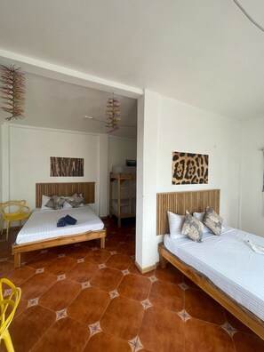 Familienzimmer, Strandblick | Schreibtisch, kostenloses WLAN, Bettwäsche