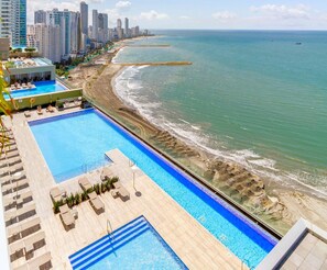 Pool - Apartasuites Exclusiva Edifico H2 - Bocagrande (Cartagena de Indias)