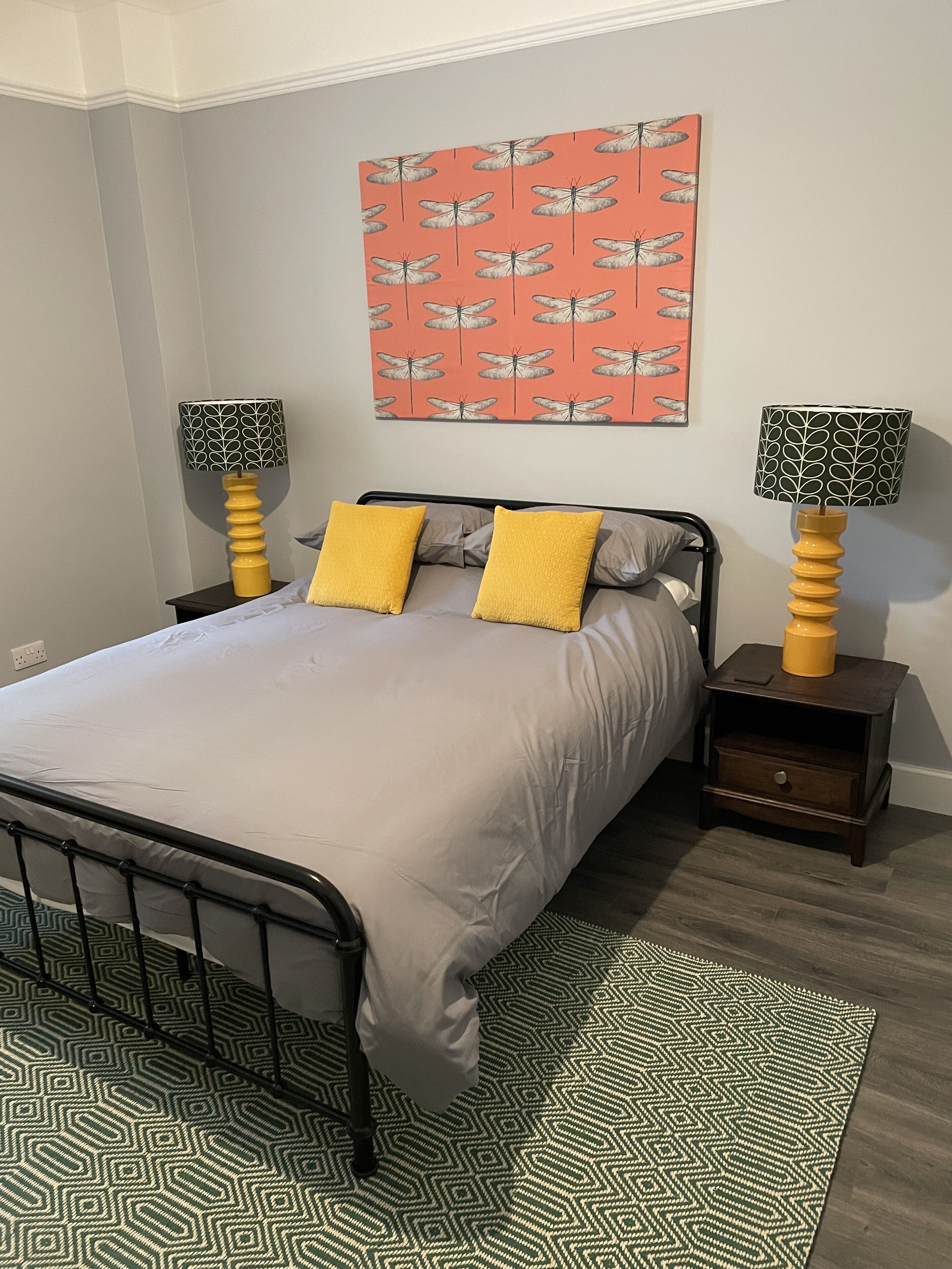 2 bedrooms, iron/ironing board, travel cot, WiFi