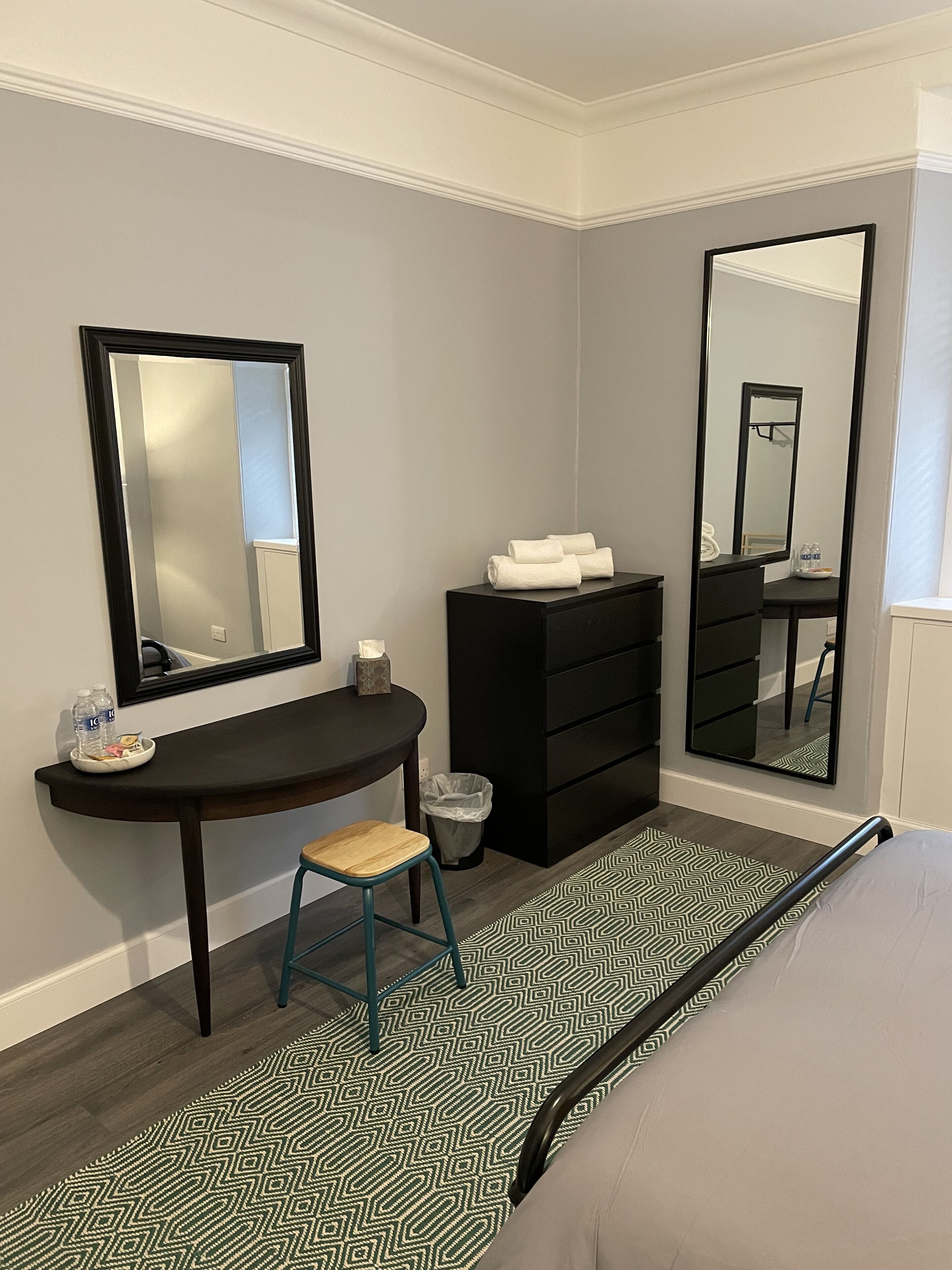 2 bedrooms, iron/ironing board, travel crib, WiFi