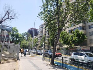 Parkplätze auf dem Gelände