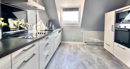 65sqm deluxe apartment with whirlpool Saarbrücken Uni