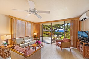 TV - Valley Isle Resort #101 - Vacation West Maui - New AC & Floors (Lahaina)