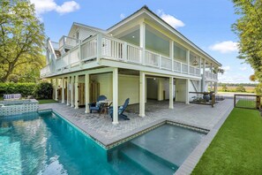 Una piscina riscaldata