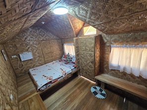 Basic Room, Non Smoking, Sea View | Premium bedding, free WiFi, bed sheets - The Blessed Purple Bamboo Beach Resort (Alaminos)