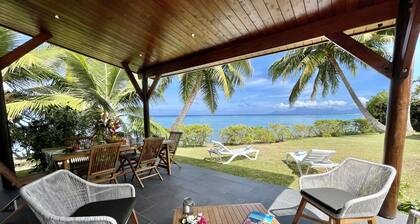 Pae Miti Beach house - white sand beach - Tahiti - 7 people