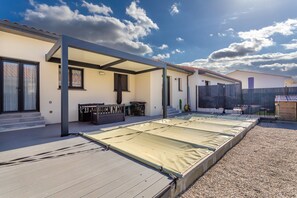 Terrace/patio - Villa Rascola Piscine 4 Stars with private pool, Wi-Fi and air conditioning (Le Boulou)