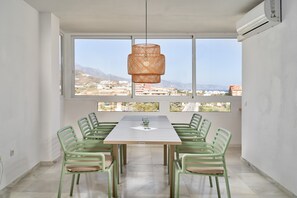 Dining - Apartment 'Casa Bellota' with Sea View, Wi-Fi and Air Conditioning (Torrox)