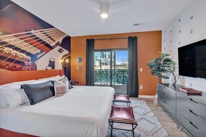 1 soveværelse, skrivebord, strygejern/strygebræt, Wi-Fi