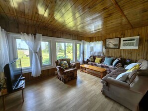 Family Cottage | Living area | TV - Pine Cottages (Stanhope)