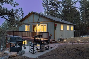 Property grounds - Cool summer cabin near Bailey & Red Rocks - fire pit, deck views + dogs allowed (Bailey)