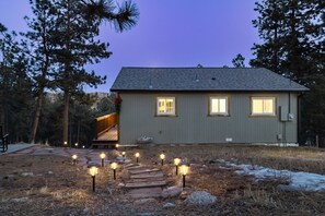 Exterior - Cool summer cabin near Bailey & Red Rocks - fire pit, deck views + dogs allowed (Bailey)