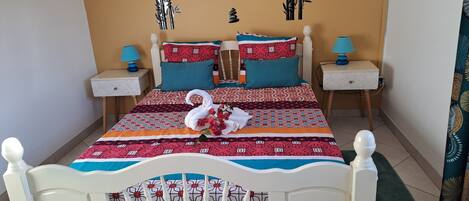 1 makuuhuone, silitysrauta/-lauta, vauvan matkasänky, ilmainen Wi-Fi