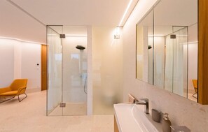 Shower, hair dryer