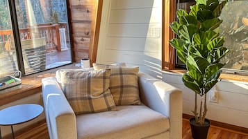 Smart TV y chimenea