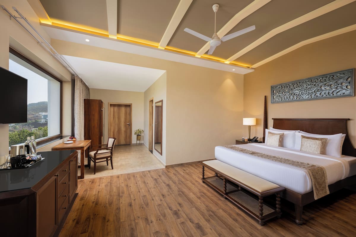 Suite ejecutiva | 1 dormitorio, sábanas de algodón egipcio, ropa de cama de alta calidad