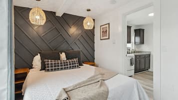 1 habitación, tabla de planchar con plancha, wifi y ropa de cama