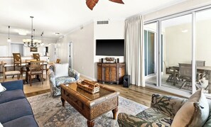 TV, DVD player, offices