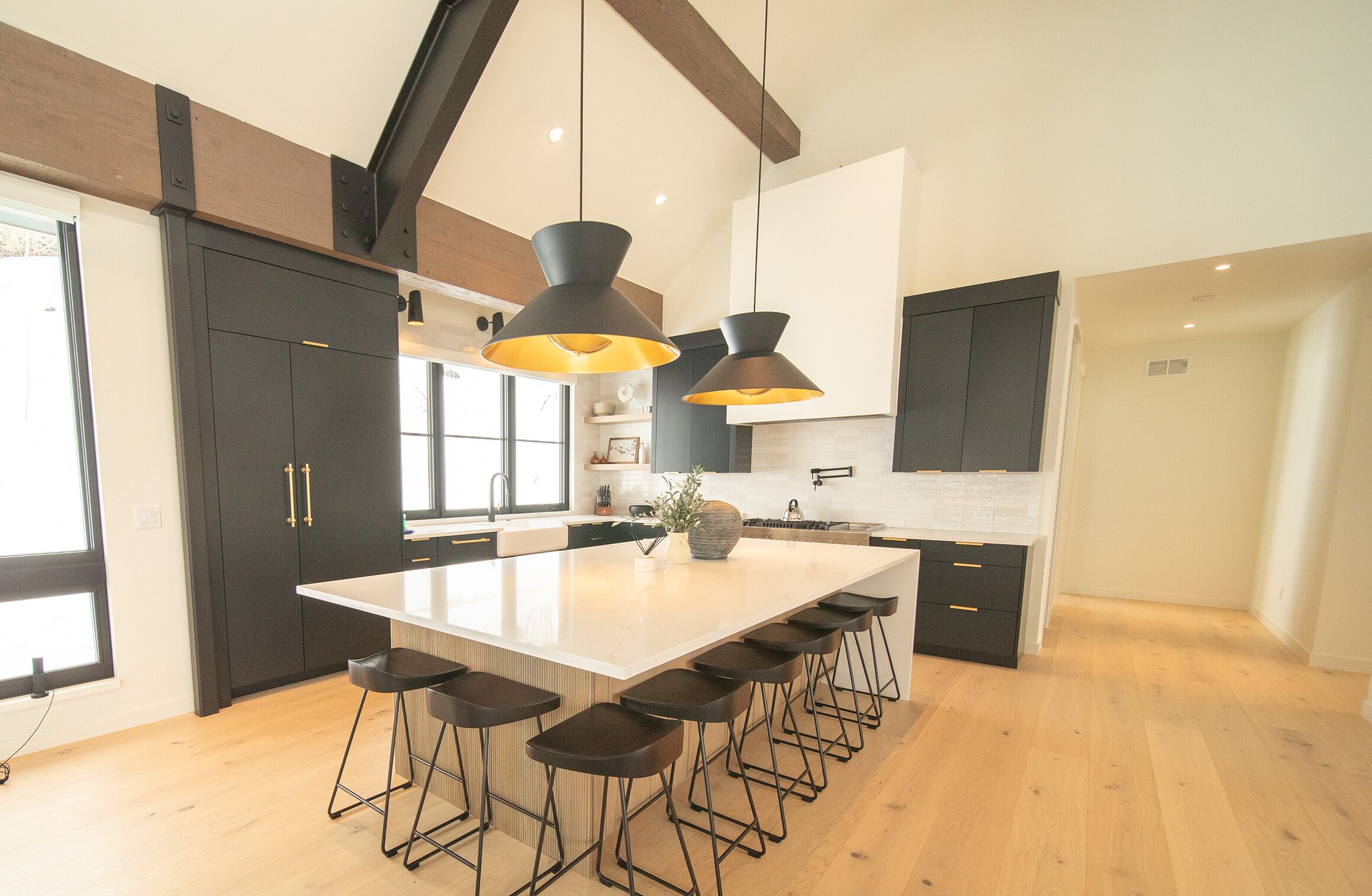 Superior House, 4 Bedrooms, Hot Tub, Mountain View (Wolf Rock Home 82) | Private kitchen | Full-size fridge, microwave, oven, stovetop