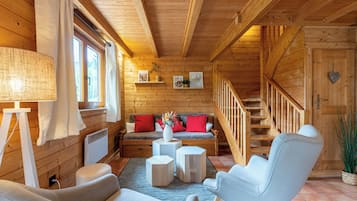 TV connectée, cheminée