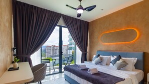 Suite Deluxe | 1 dormitorio, ropa de cama de alta calidad, escritorio
