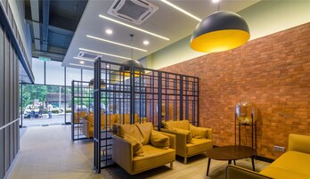 Sala de estar en el lobby