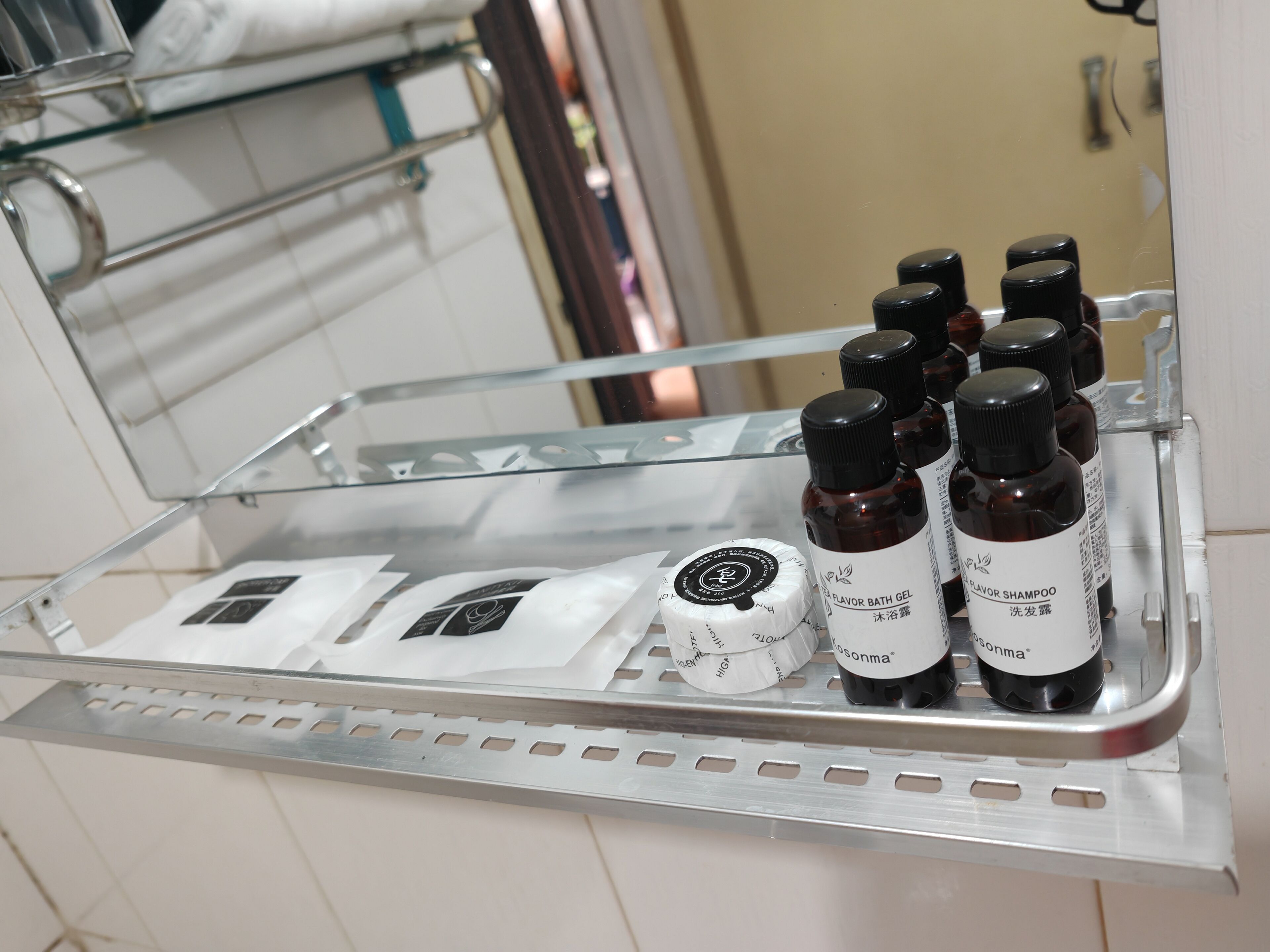 City Apartment | Bathroom | Shower, rainfall showerhead, designer toiletries, hair dryer