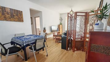 City Apartment | Living room | 32-inch LCD TV with digital channels